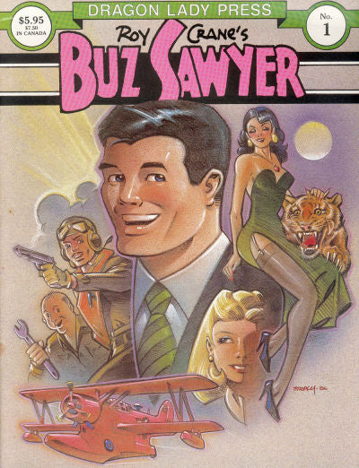 DRAGON LADY PRESS JOHNNY HAZARD ALLEY OPP BUZ SAWYER set of 10