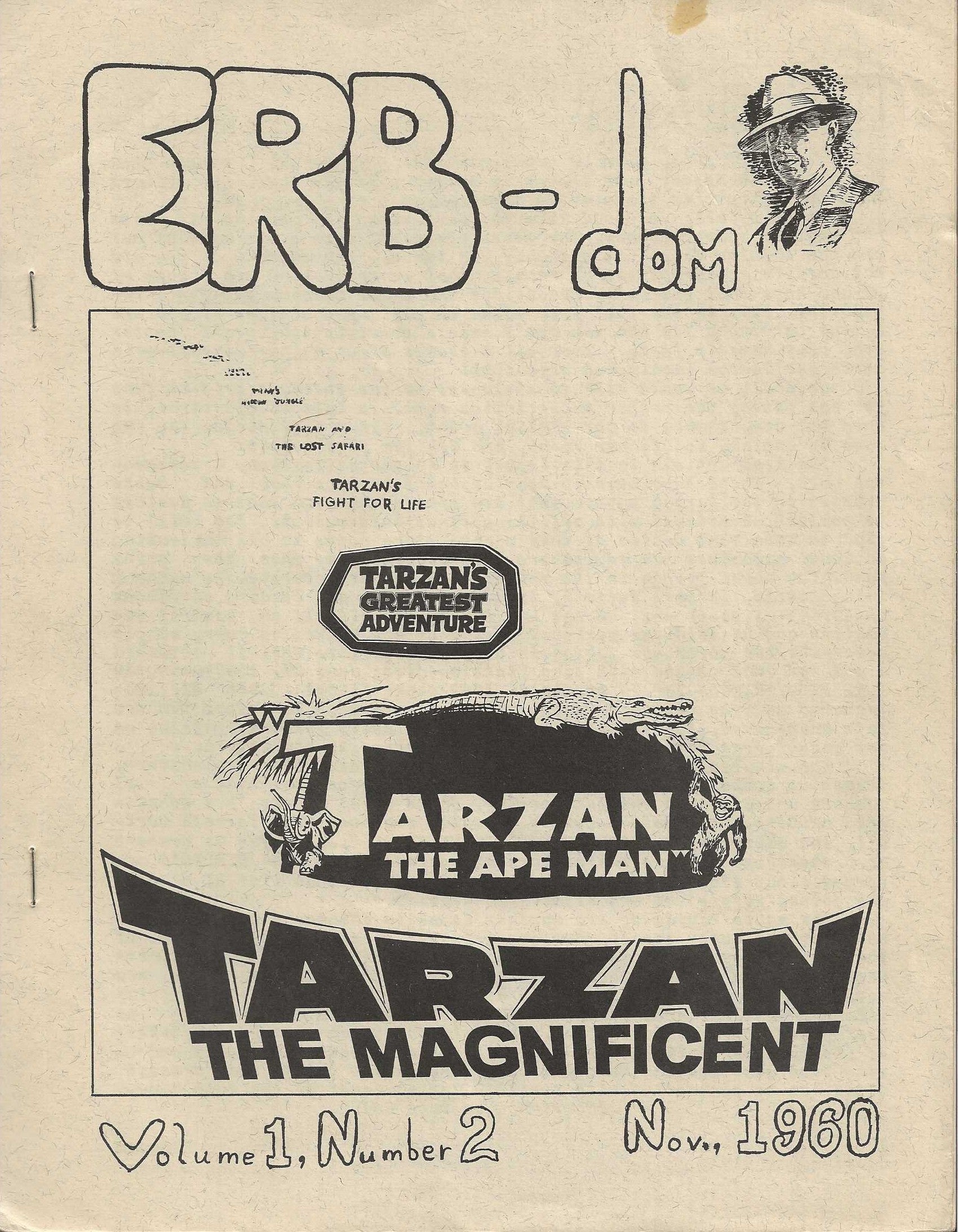 ERB-DOM FANZINE #2-11 Set of 10