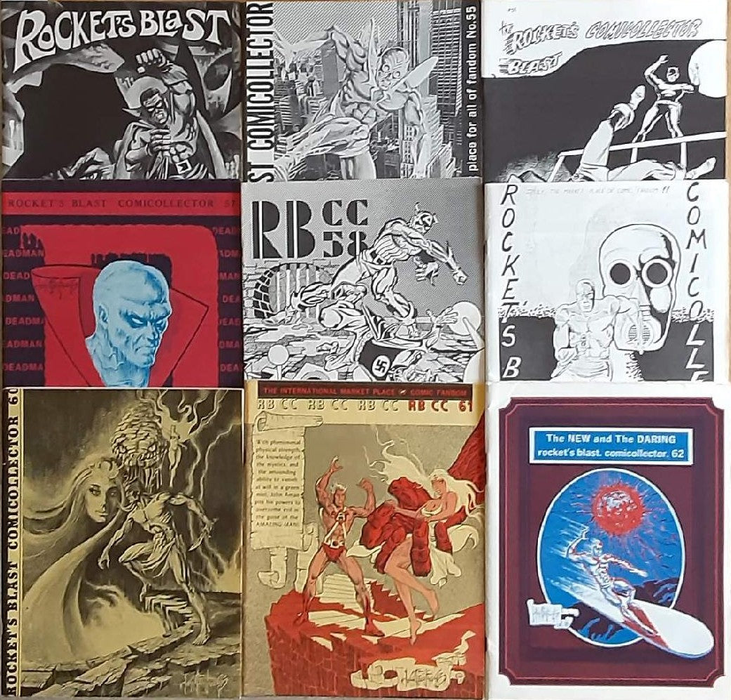 ROCKET'S BLAST COMICCOLLECTOR #53 55-62 Set of 9
