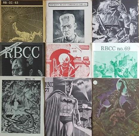 ROCKET'S BLAST COMICCOLLECTOR #63-65 67-72 Set of 9