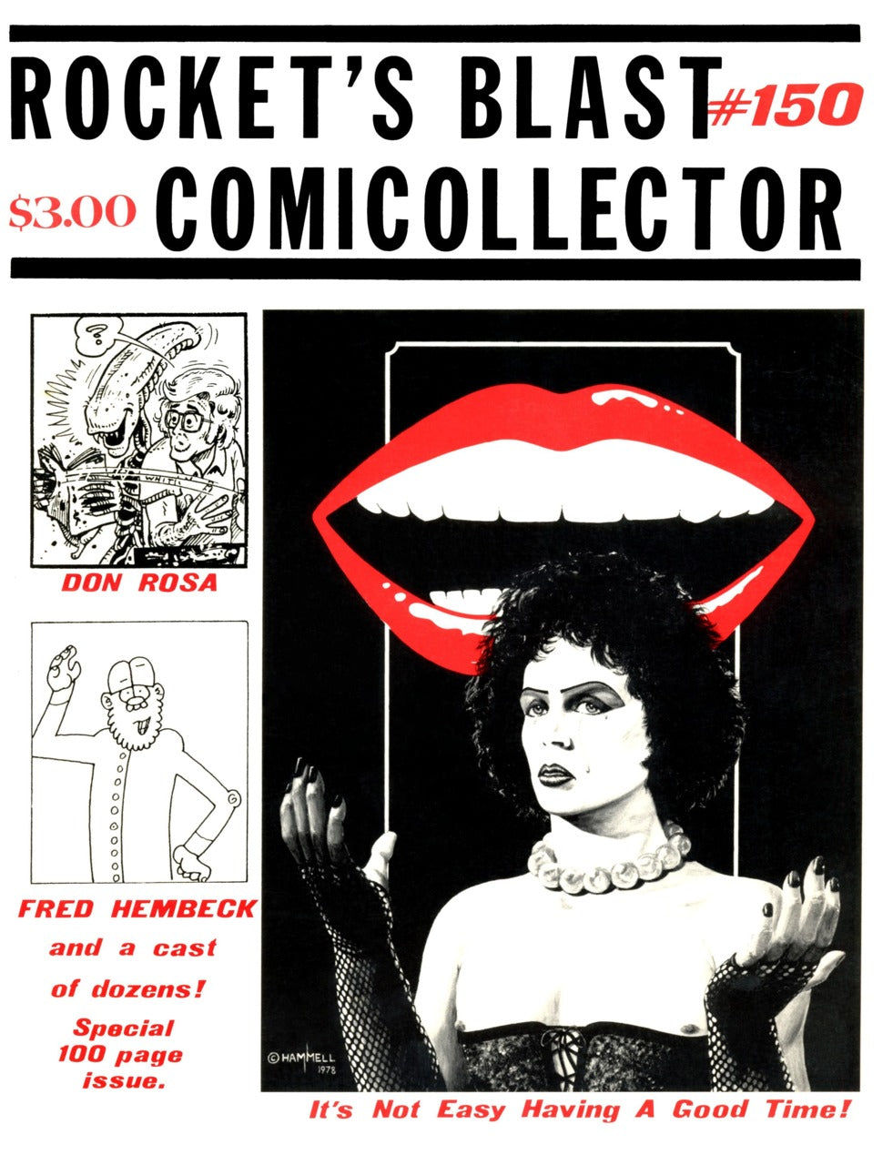 ROCKET'S BLAST COMICCOLLECTOR #141 145-150 152 Set of 8