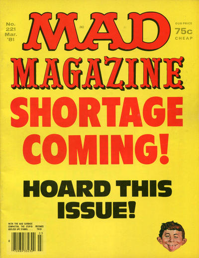 MAD MAGAZINE #210-221 Set of 12