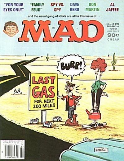 MAD MAGAZINE #222-234 Set of 13