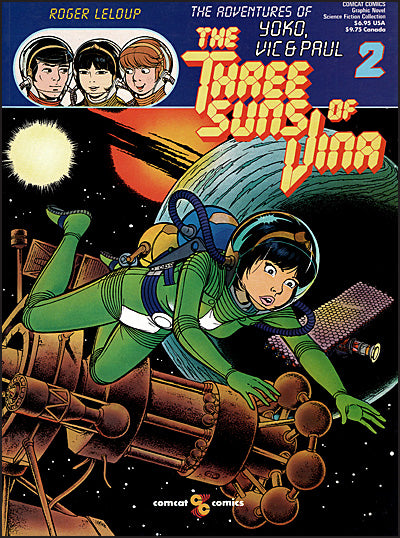 SET Of 3 COMCAT COMICS  Magic Crystal, Vulcan's Force, Three Suns Of Vina
