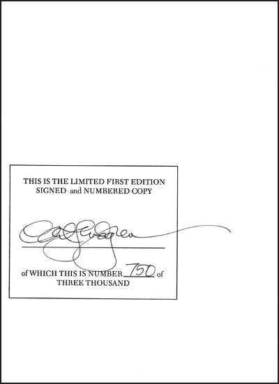CARL LUNDGREN Great Artist Signed/Limited