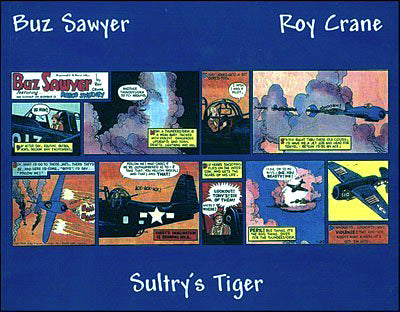 BUZ SAWYER SET The War In The Pacific & Sultry's Tiger