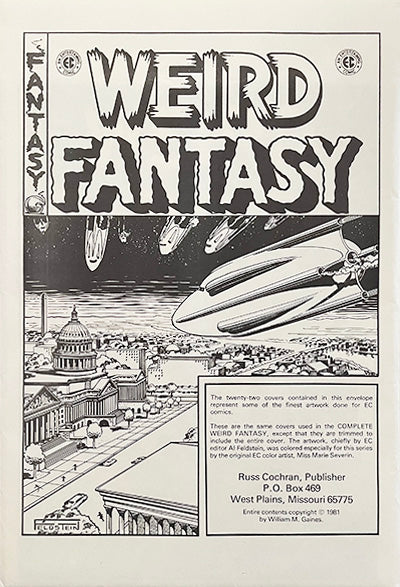 EC WEIRD FANTASY Cover Portfolio