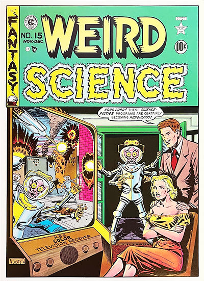 EC WEIRD SCIENCE Cover Portfolio