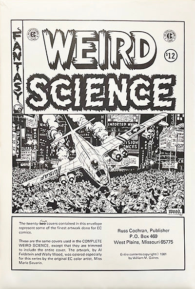 EC WEIRD SCIENCE Cover Portfolio