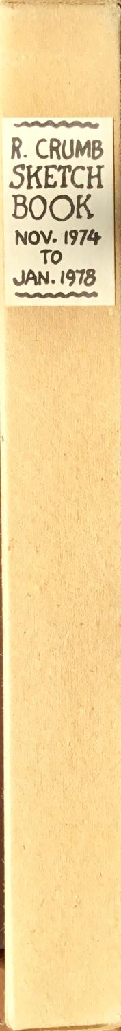 R. CRUMB SKETCHBOOK July 1978 to Nov 1983 w/Slipcase