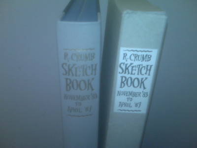 R. CRUMB SKETCHBOOK Nov. 1983 to April '87 w/Slipcase