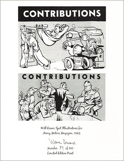 CARTOONS FOR VICTORY Signed