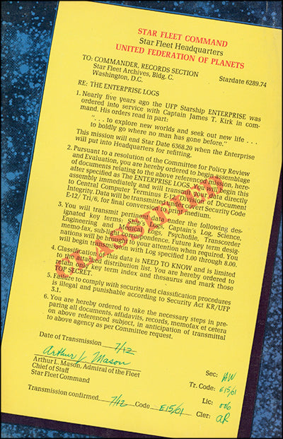 STAR TREK The Enterprise Logs Volume 1