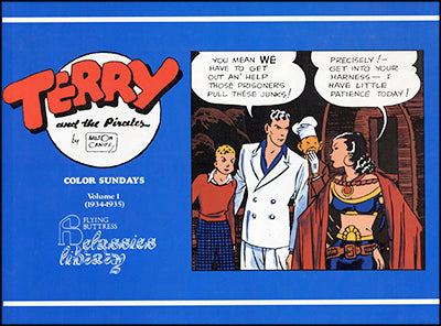 TERRY AND THE PIRATES COLOR SUNDAYS VOLUME 1-6 SET