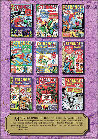 MARVEL MASTERWORKS Volume 23 DOCTOR STRANGE Master of Black Magic Strange Tales #110-111 #114-141