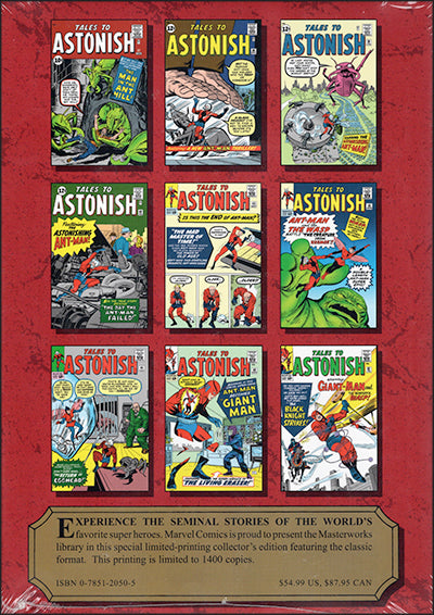 MARVEL MASTERWORK Volume 59 Ant-Man/Giant-Man Tales to Astonish #27 #35-52