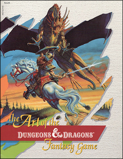 THE ART OF DUNGEONS AND DRAGONS FANTASY GAME