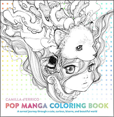 POP MANGA COLORING BOOK