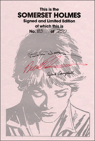 SOMERSET HOLMES The Graphic Album Signed & Numbered