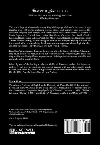 CHILDREN'S LITERATURE AN ATHOLOGY 1801-1902