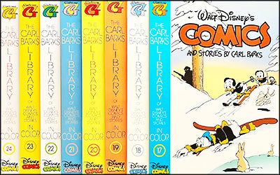 THE CARL BARKS LIBRARY Walt Disney Comics And Stories In Color #17-24