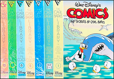 THE CARL BARKS LIBRARY Walt Disney Comics And Stories In Color 7 Issue Set