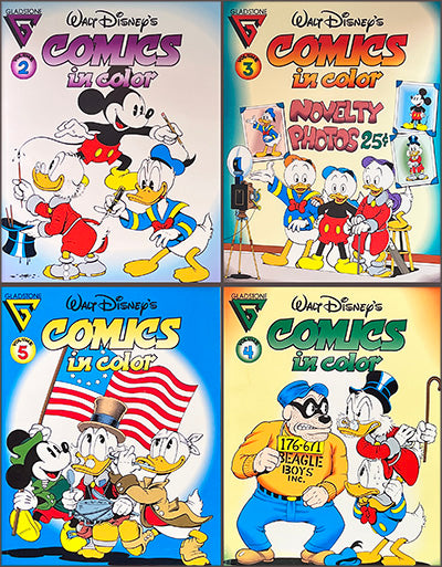WALT DISNEY'S COMICS IN COLOR Volumes 1-7
