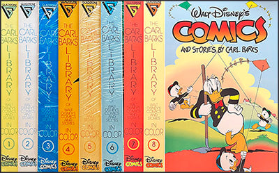 THE CARL BARKS LIBRARY WALT DISNEY'S COMICS AND STORIES IN COLOR #1-8