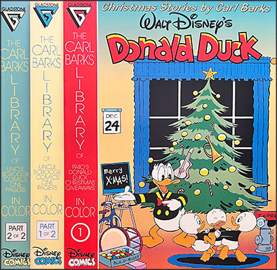DISNEY'S COMICS & GIANT/GLADSTONE SPECIALS, & The Carl Barks library in Color 8 Volume Set