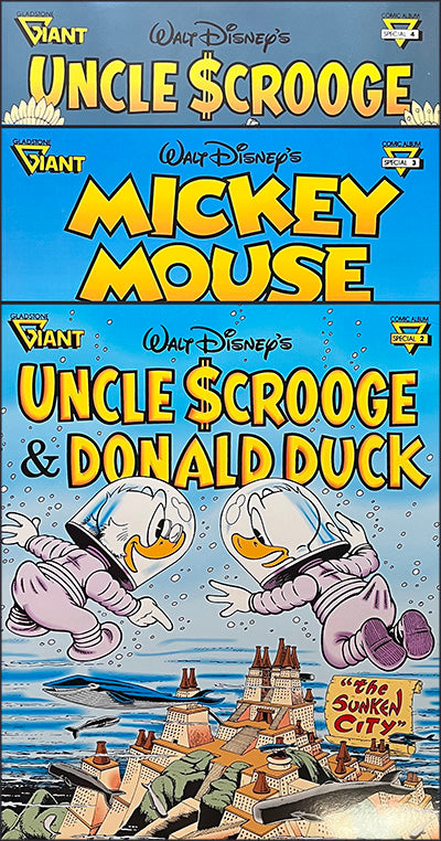 WALT DISNEY'S COMIC ALBUM SPECIALS and Donald Duck and Gyro Gearloose