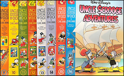 WALT DISNEY'S UNCLE SCROOGE ADVENTURES (Uncle Scrooge McDuck) #9-16