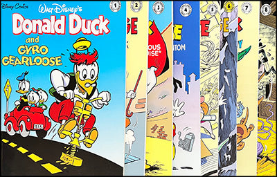 WALT DISNEY COMICS ALBUM #1-8