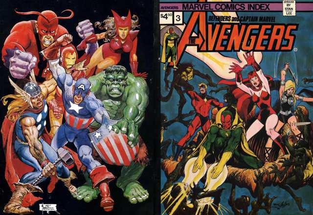 THE MARVEL COMICS INDEX #1-4 #6 #7A #8A-B Set of 8