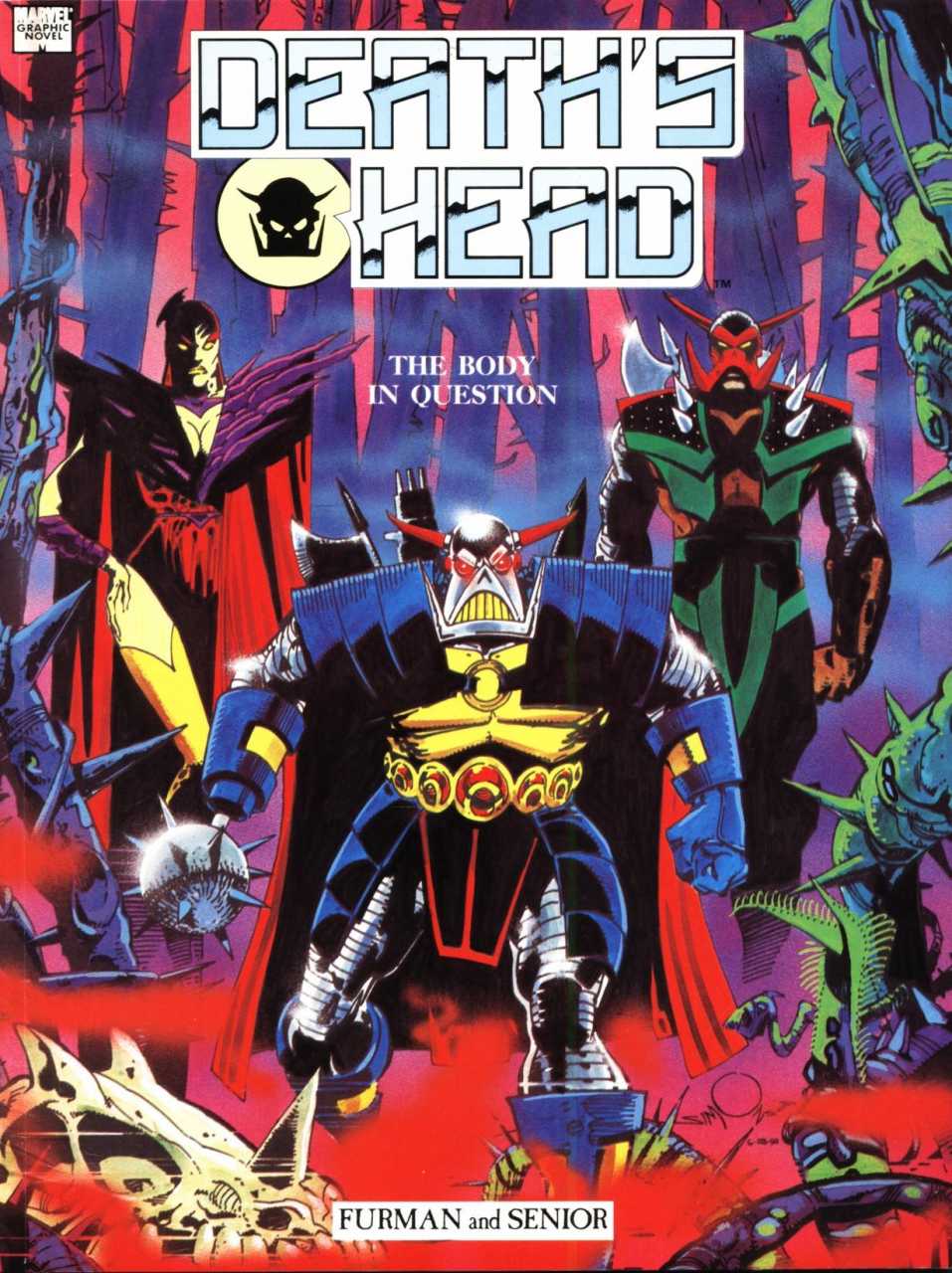 MARVEL GRAPHIC NOVEL DEATH'S HEAD THE BODY IN QUESTION