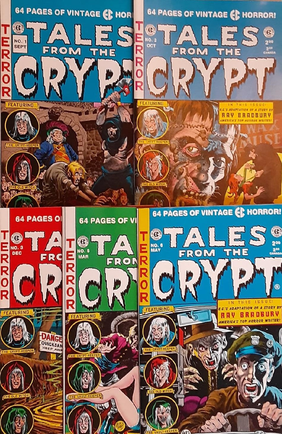 TALES FROM THE CRYPT EC Russ Cochran Reprints (5 issues)