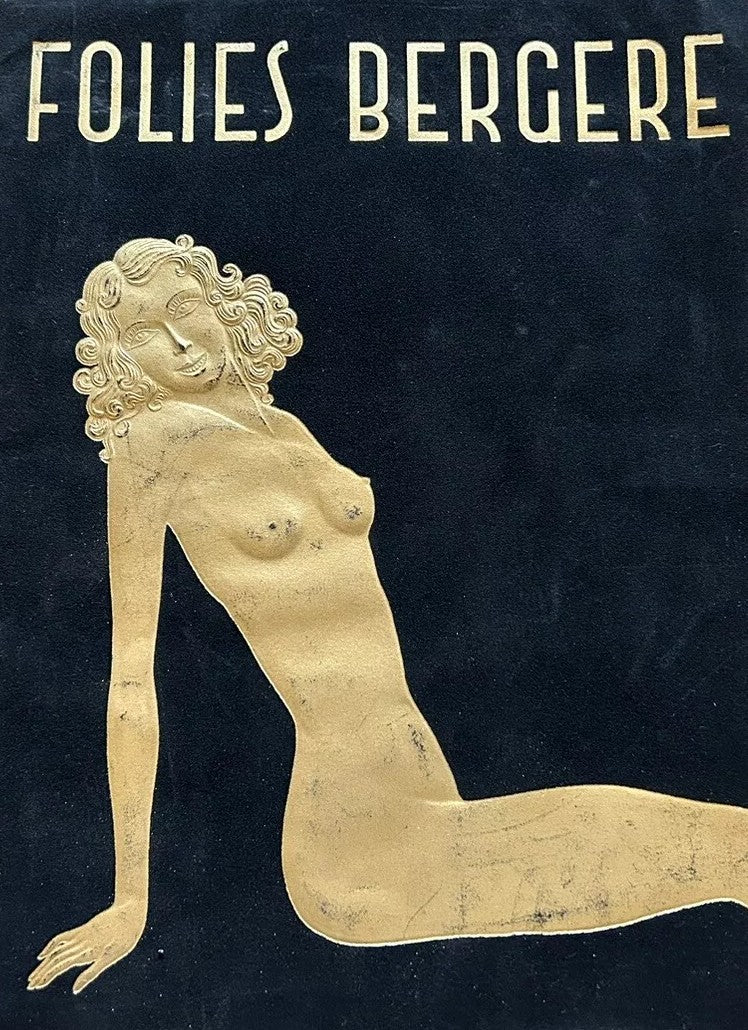 FOLIES BERGERE 1950s PROGRAM
