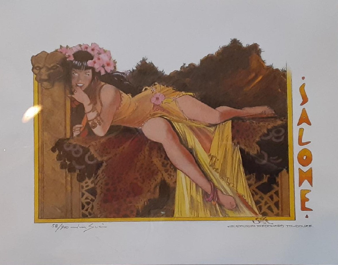 JIM SILKE LITHOGRAPH SALOME Signed and Numbered