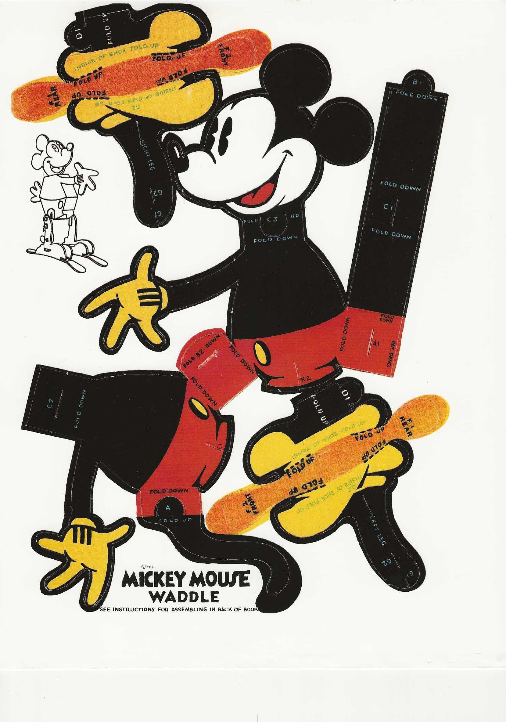 AN INVITATION TO WADDLE WITH MICKEY MOUSE 1992 Promotional Kit