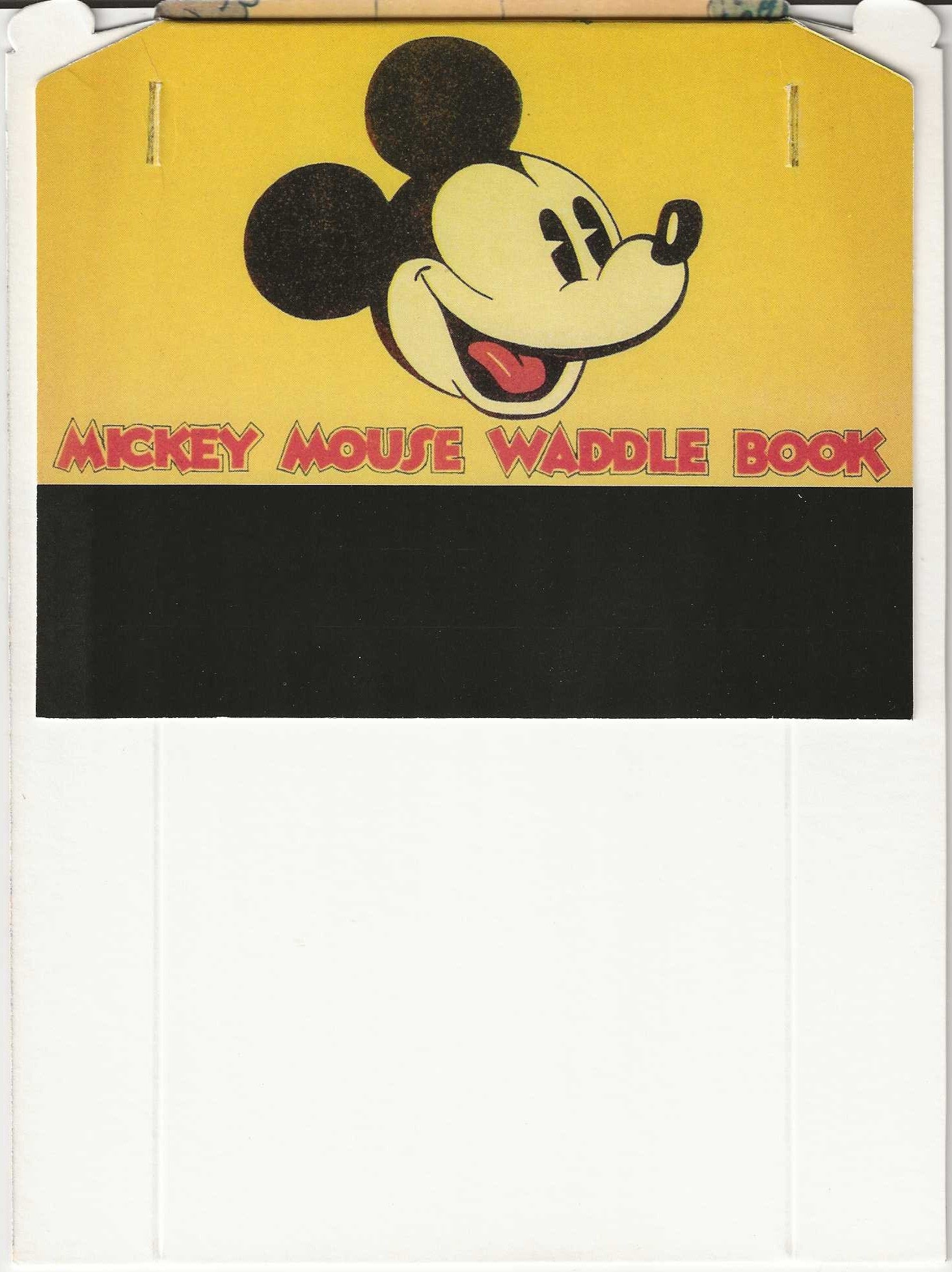 AN INVITATION TO WADDLE WITH MICKEY MOUSE 1992 Promotional Kit