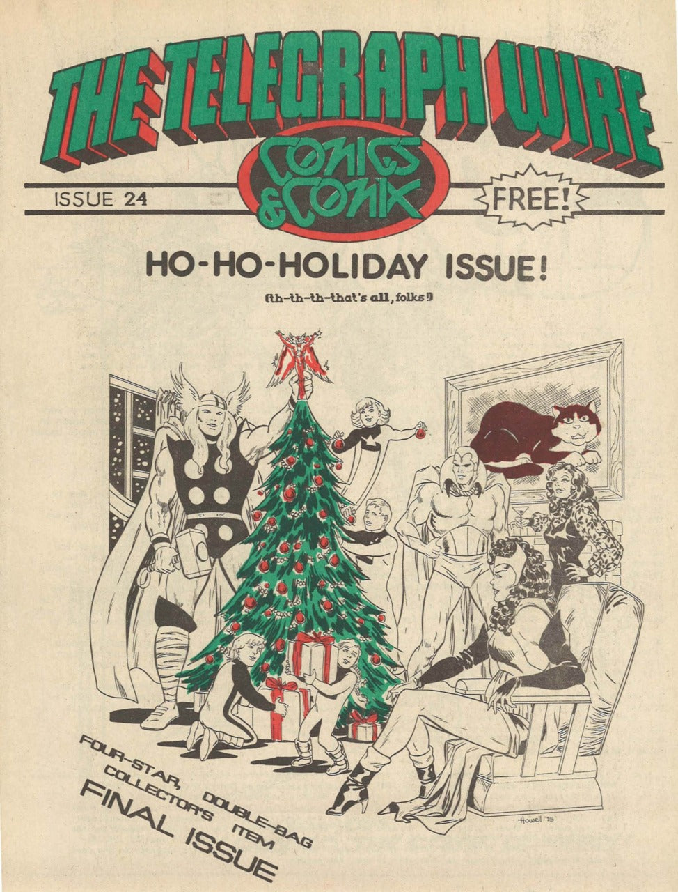 COMICS & COMIX TELEGRAPH WIRE #24