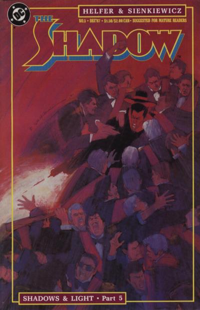 THE SHADOW SET OF SIX DC COMICS
