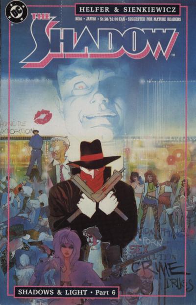 THE SHADOW SET OF SIX DC COMICS