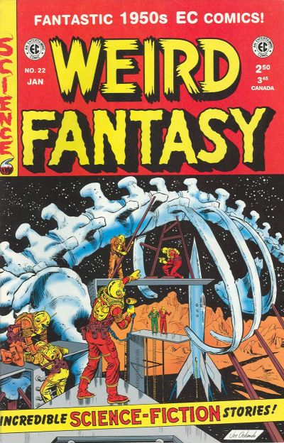 WEIRD FANTASY Cochran-Gemstone Reprints Set of 21
