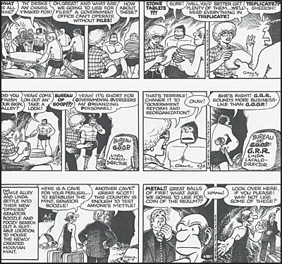 ALLEY OOP MEETS DRACULINA 1981 Dave Graue