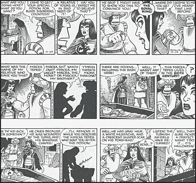 ALLEY OOP MEETS DRACULINA 1981 Dave Graue