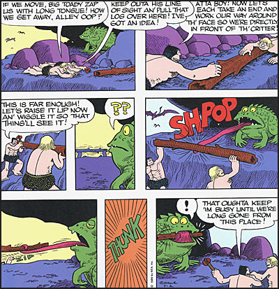 ALLEY OOP AND THE CAVE MONSTER Complete Sundays 1988-1990