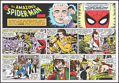 THE AMAZING SPIDER-MAN Classic Newspaper Comics 1978