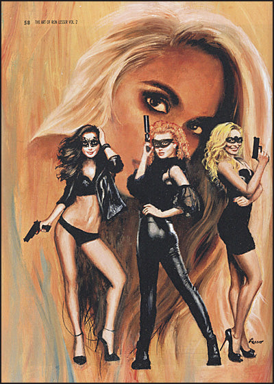 THE ART OF RON LESSER Volume 2 Dangerous Dames and Cover Dolls