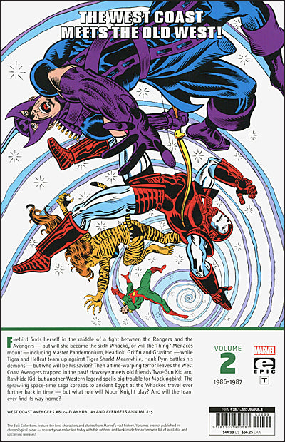 THE AVENGERS WEST COAST Epic Collection Volume 2 Lost in Space