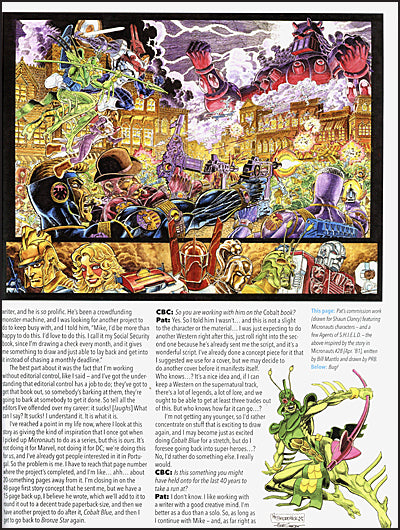 COMIC BOOK CREATOR #42 Pat Broderick